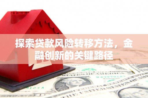 招远探索贷款风险转移方法，金融创新的关键路径