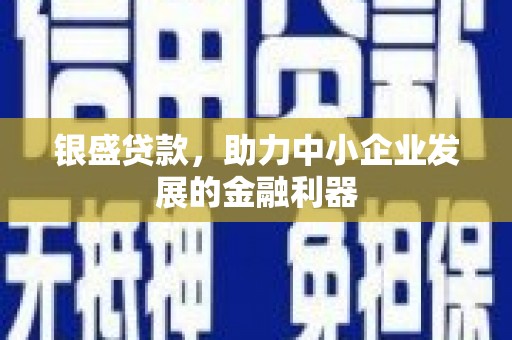 招远银盛贷款，助力中小企业发展的金融利器
