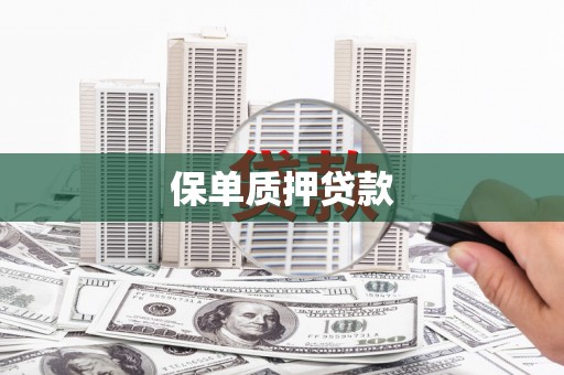 招远保单质押贷款